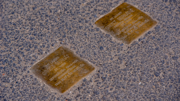 Ady Endre Street Stolperstein-Stumbling Stones