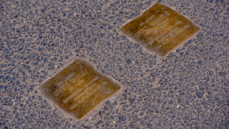 Ady Endre Street Stolperstein-Stumbling Stones