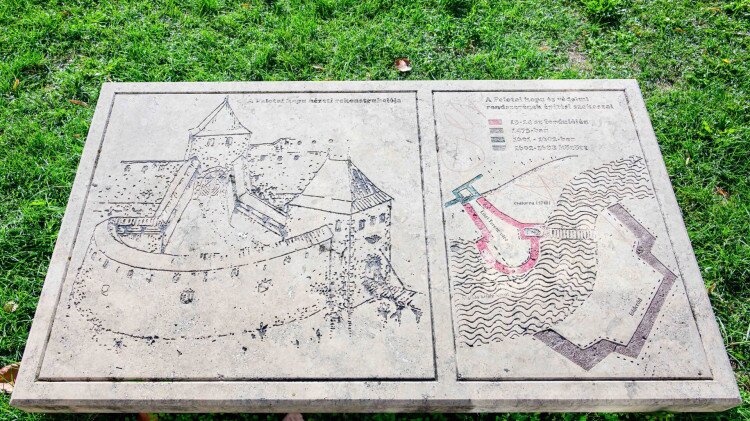 Castlewall Park and remains of the wall